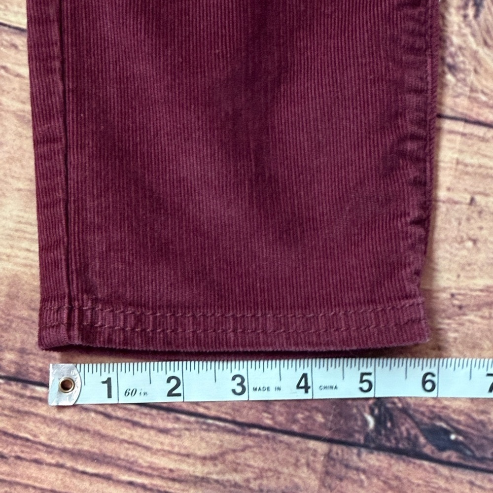 Athleta Maroon Straight Leg Corduroy Pants for Women - Picture 4 of 9